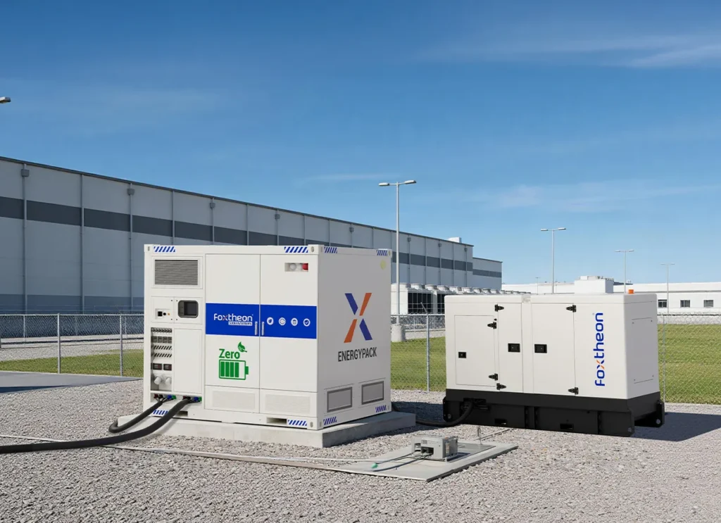Foxtheon EnergyPack battery energy storage on site